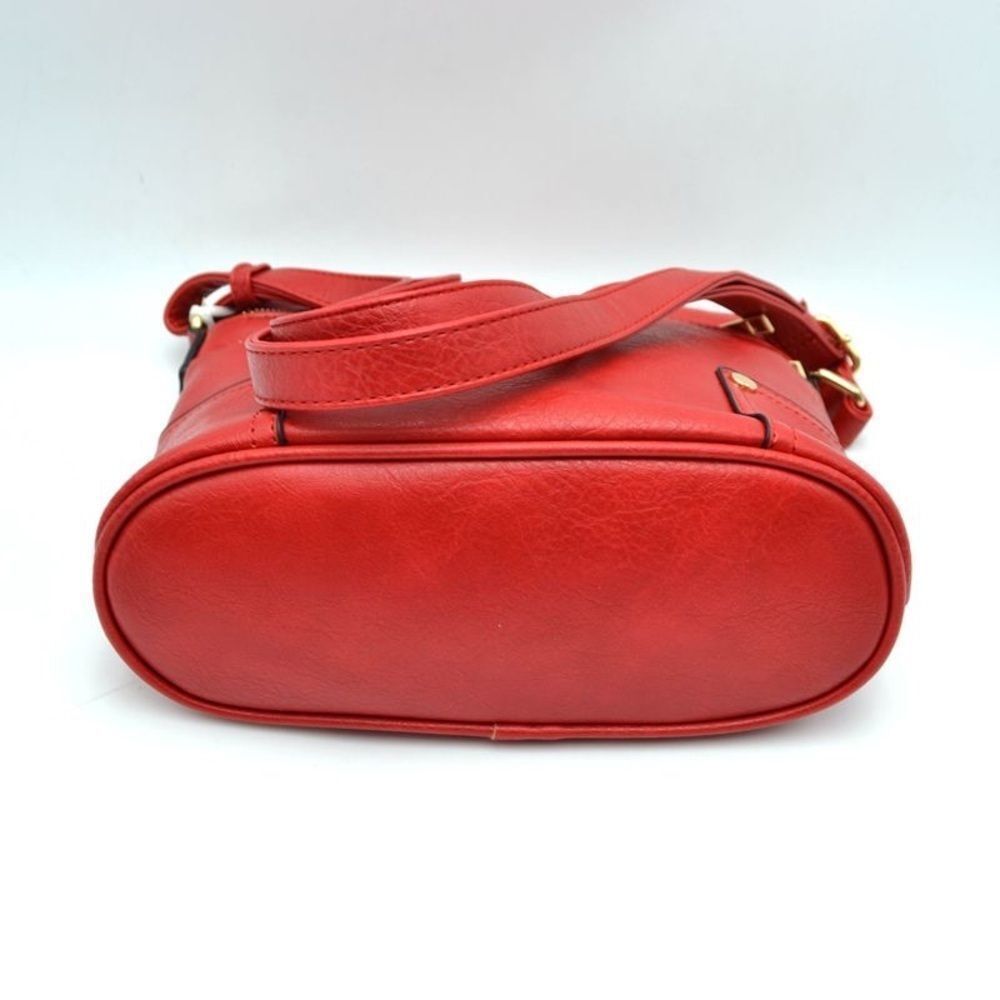 Alyssa Nicole Triple Zip Pocket Large Crossbody Bag - Picture 6 of 9